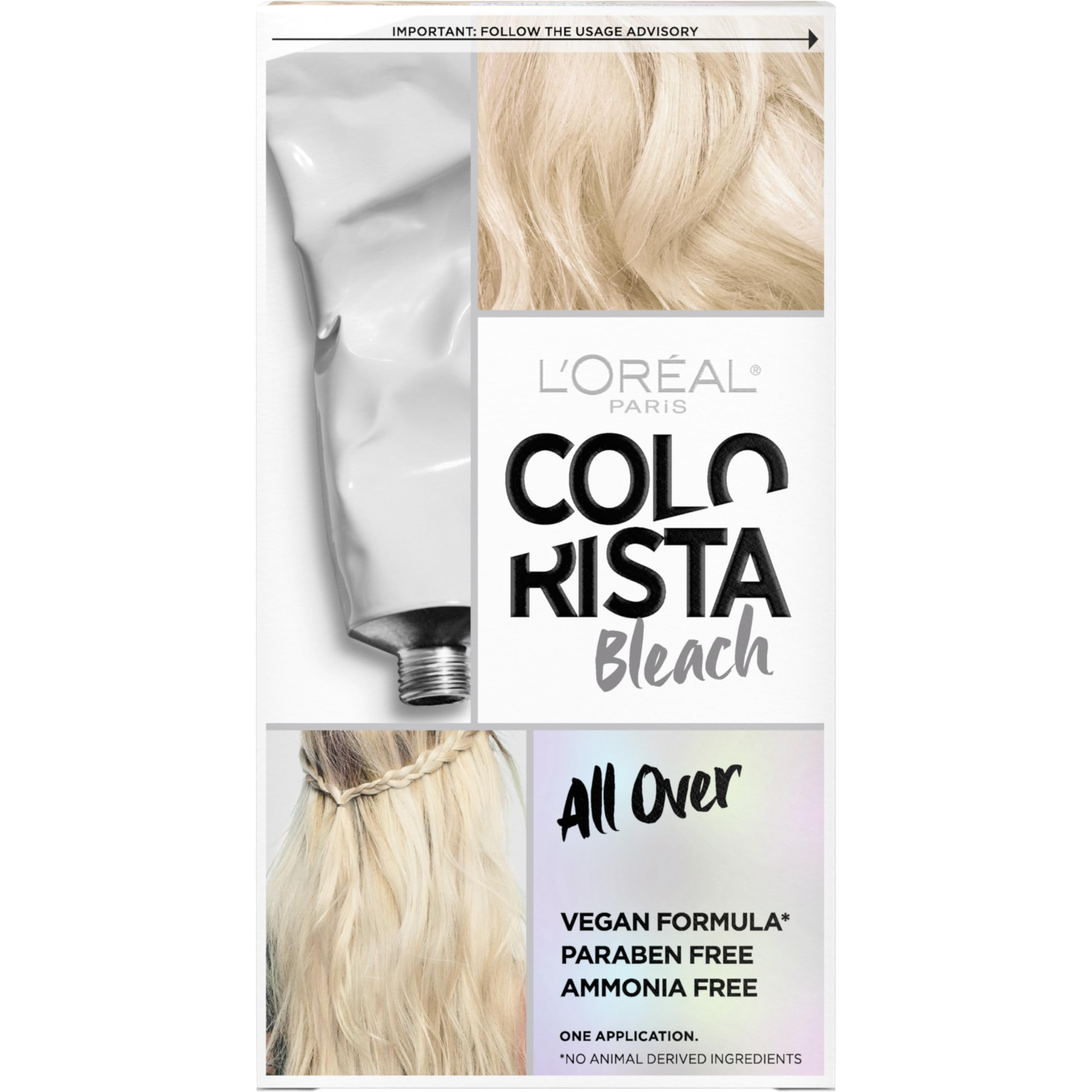 L'Oreal Paris Colorista Hair Bleach Highlights, Hair Color, 1 Kit