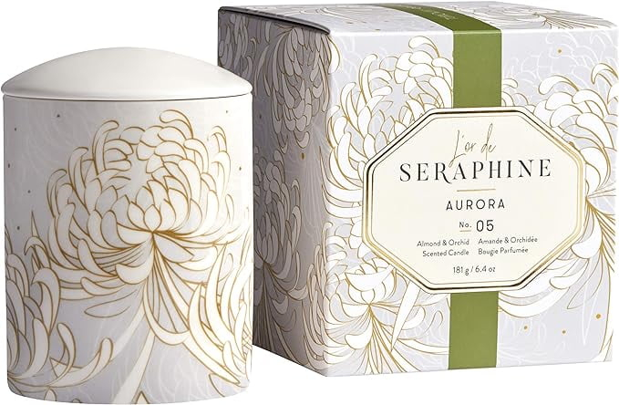 L'or de Seraphine Aurora Candle Medium (6.4 oz)