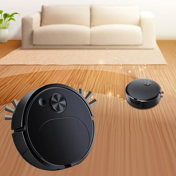 LACKUST 3-in-1 Smart Robot Vacuum Cleaner,Sweeping Robot Mop Suction Intelligent Three-in-one Cleaning Machine Lazy Vacuum Cleaner Home Appliances,Black