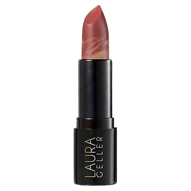 LAURA GELLER NEW YORK Italian Marble Hydrating Lightweight Long Lasting Lipstick With Vitamin E & Castor Seed Oil, Berry Banana