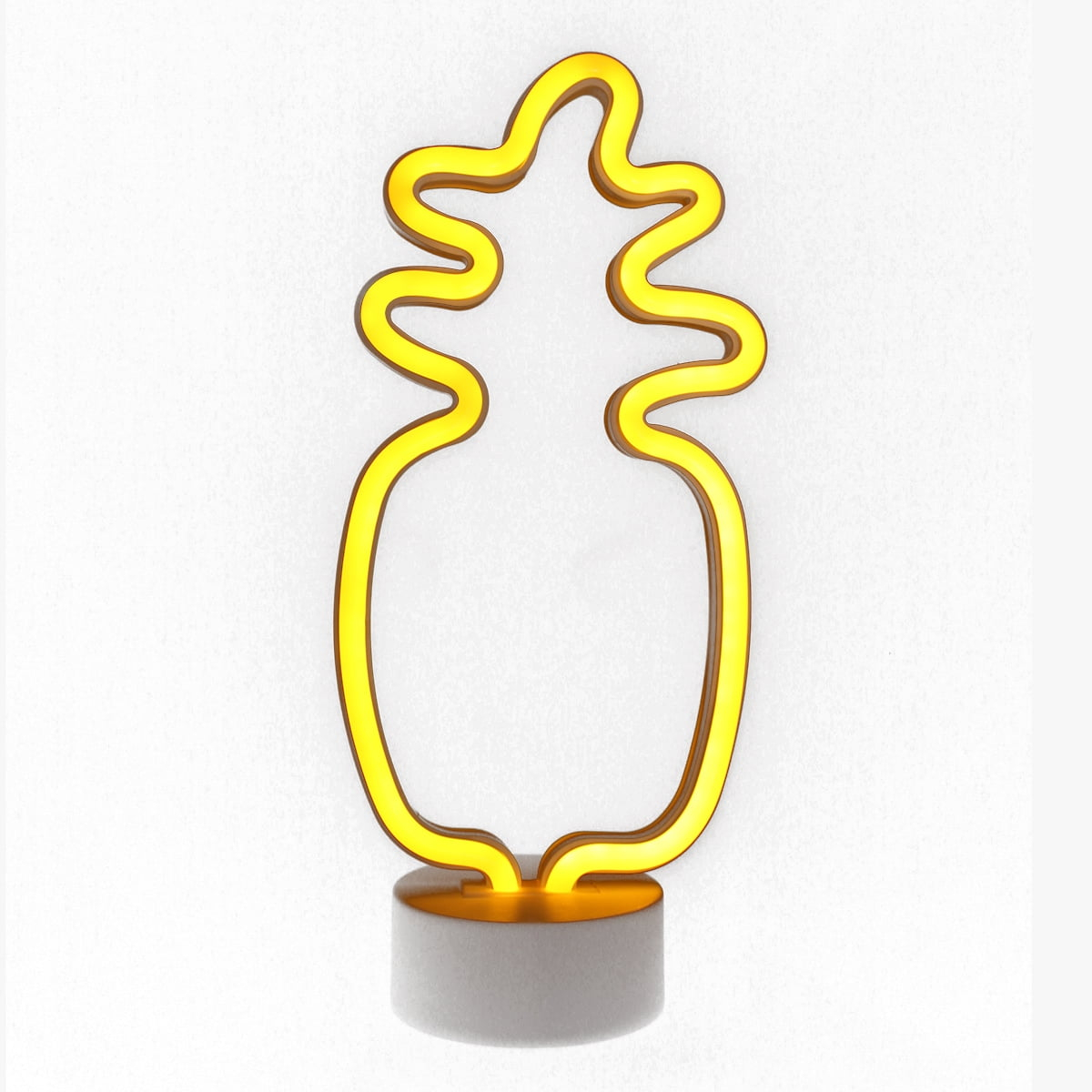 LED Neon Light Sign Room Decoration USB or Battery Powered Dorm Decor Pineapple NS1906033