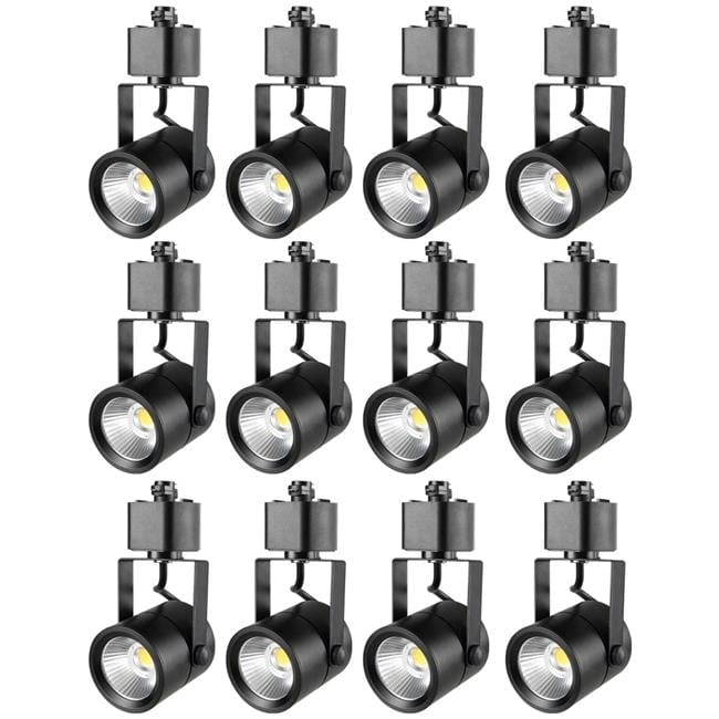 BENTISM 12 Pack 6.5W LED Track Lighting Heads Dimmable H Type Fixtures 3000K 470lm
