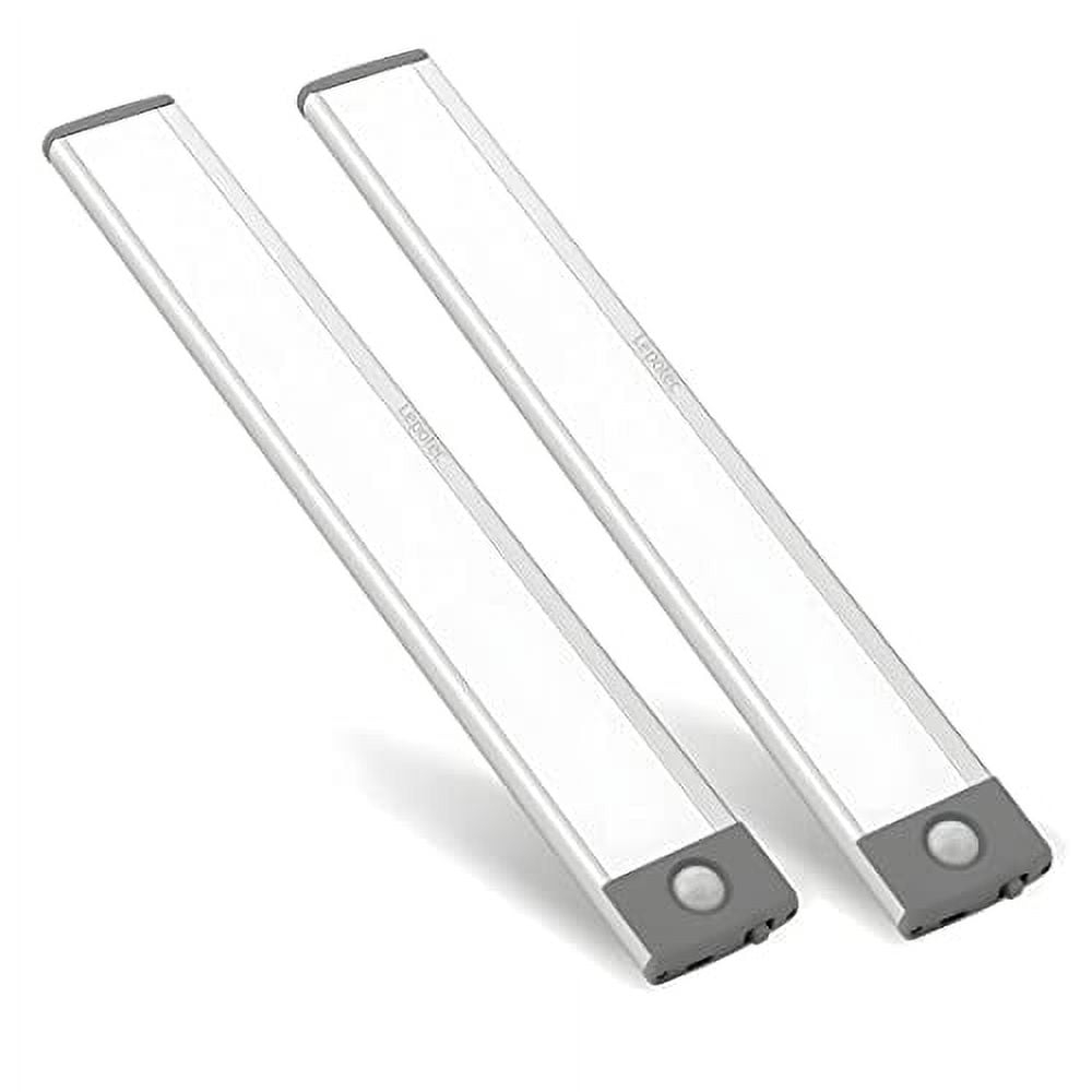 LEPOTEC 2022 30 LED Under Counter Closet Lighting, Pantry Light, LED Motion Sensor Cabinet Light Battery Powered Operated Light 2500mah Rechargeable Wireless Motion Sensor Closet Light