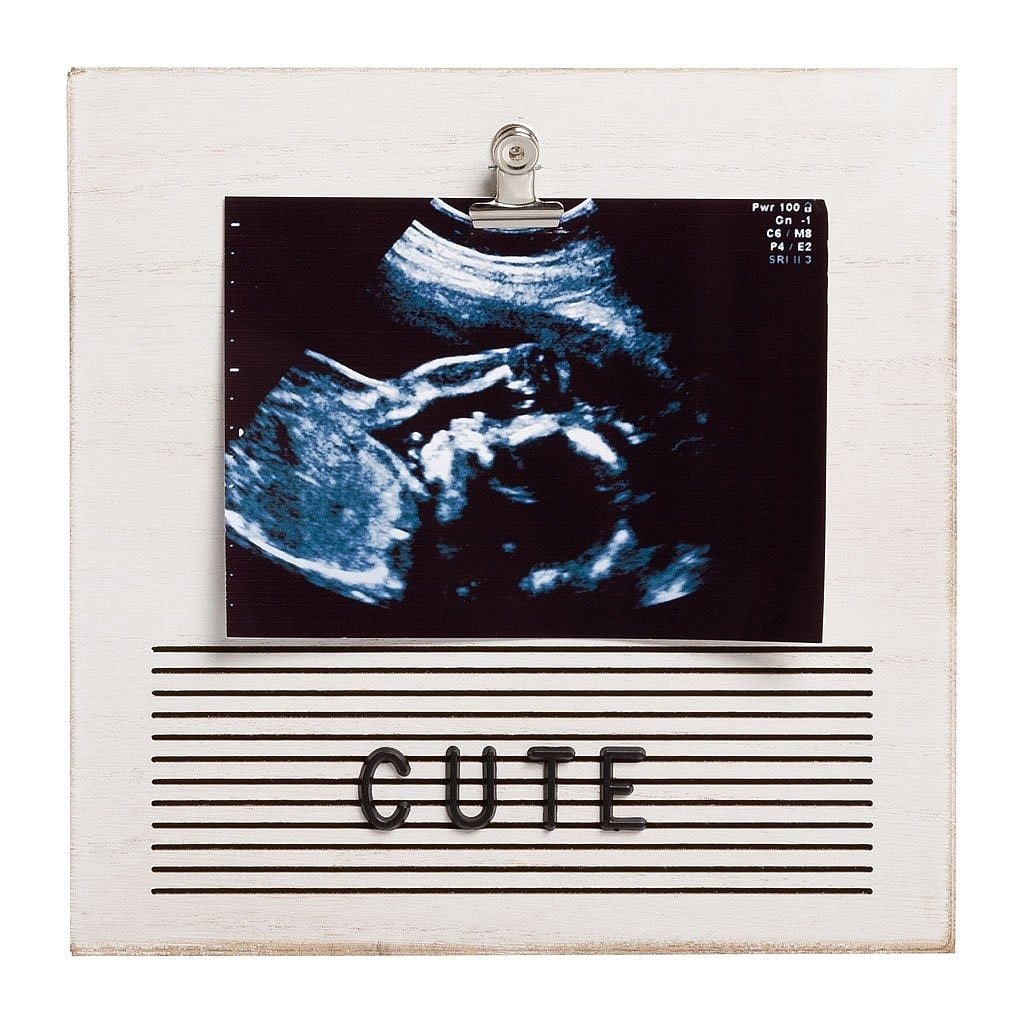LETTERBOARD SONOGRAM Frame by Pearhead - 3x4