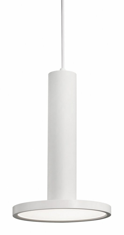 AFX  Luna LED Pendant with White Acrylic 15 White Medium 8 inch 7 to 12 Inches