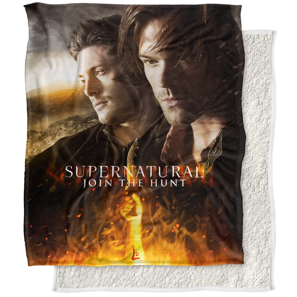 Supernatural Up Close and Personal Officially Licensed Silky Touch Super Soft Throw Blanket 50" x 60"