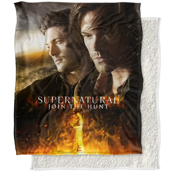 Supernatural Up Close and Personal Officially Licensed Silky Touch Super Soft Throw Blanket 50" x 60"