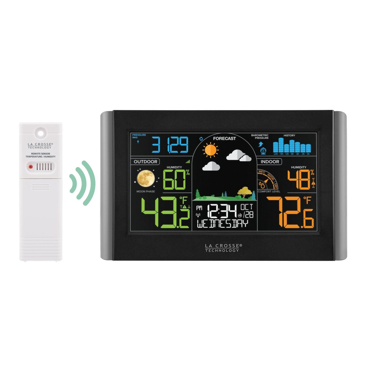 La Crosse Technology  Wireless Color Weather Station
