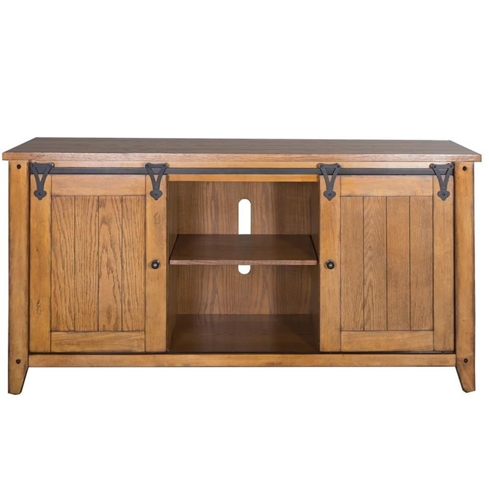 Lake House Medium Brown TV Console
