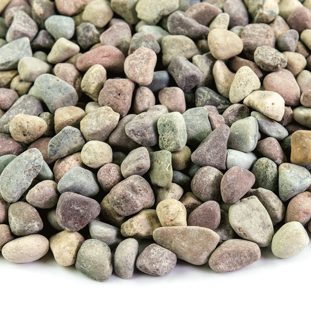 Landscape Rock & Pea Gravel, Decorative Garden Stones for Landscaping 3/8"