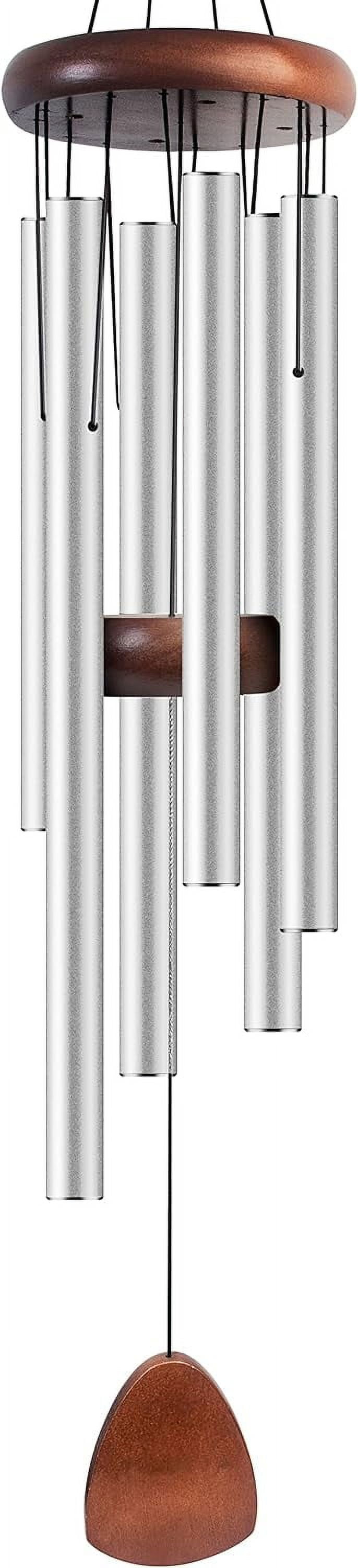 Large Aluminium Wind Chimes 37 Inches to Create a Zen Atmosphere Suitable for Outdoor, Garden, Patio Decoration. Classic Wind Chimes with Wind