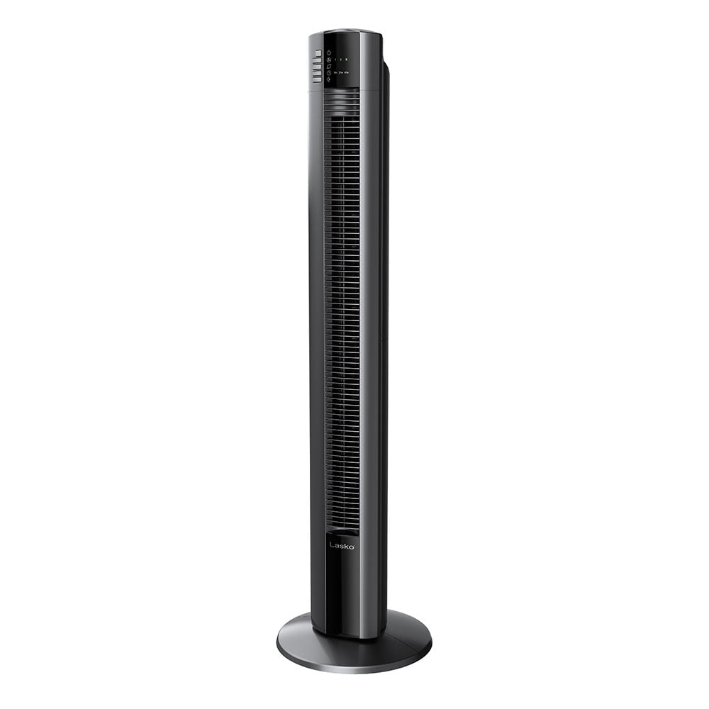 Open Box Lasko 48 Inch 3 Speed Oscillating Tower Fan w/ Nighttime Setting