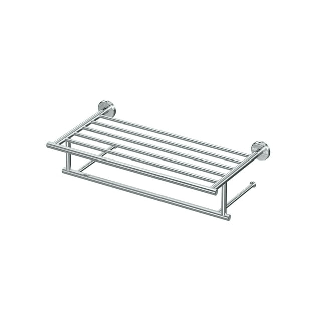 Latitude II Wall Mounted Towel Rack | Hotel Style Stainless Steel Towel Rack with Towel Bar