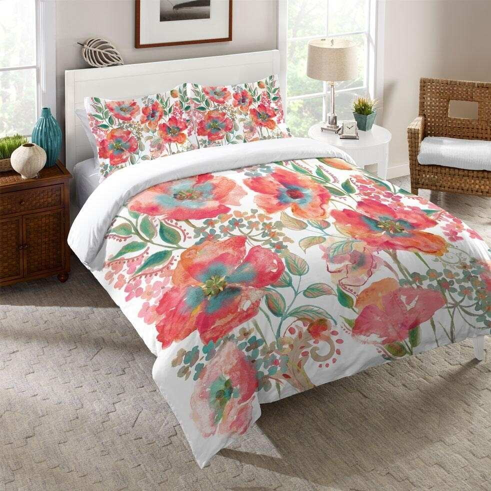 Laural Home  Boho Florals Standard Pillow Sham