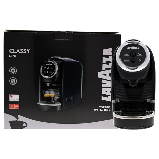 Lavazza BLUE Classy Mini Single Serve Espresso Coffee Machine LB 300, 5.3" x 13" x 10.2" 2 Coffee selections: simple touch controls, 1 programmable free dose and 1 pre-set