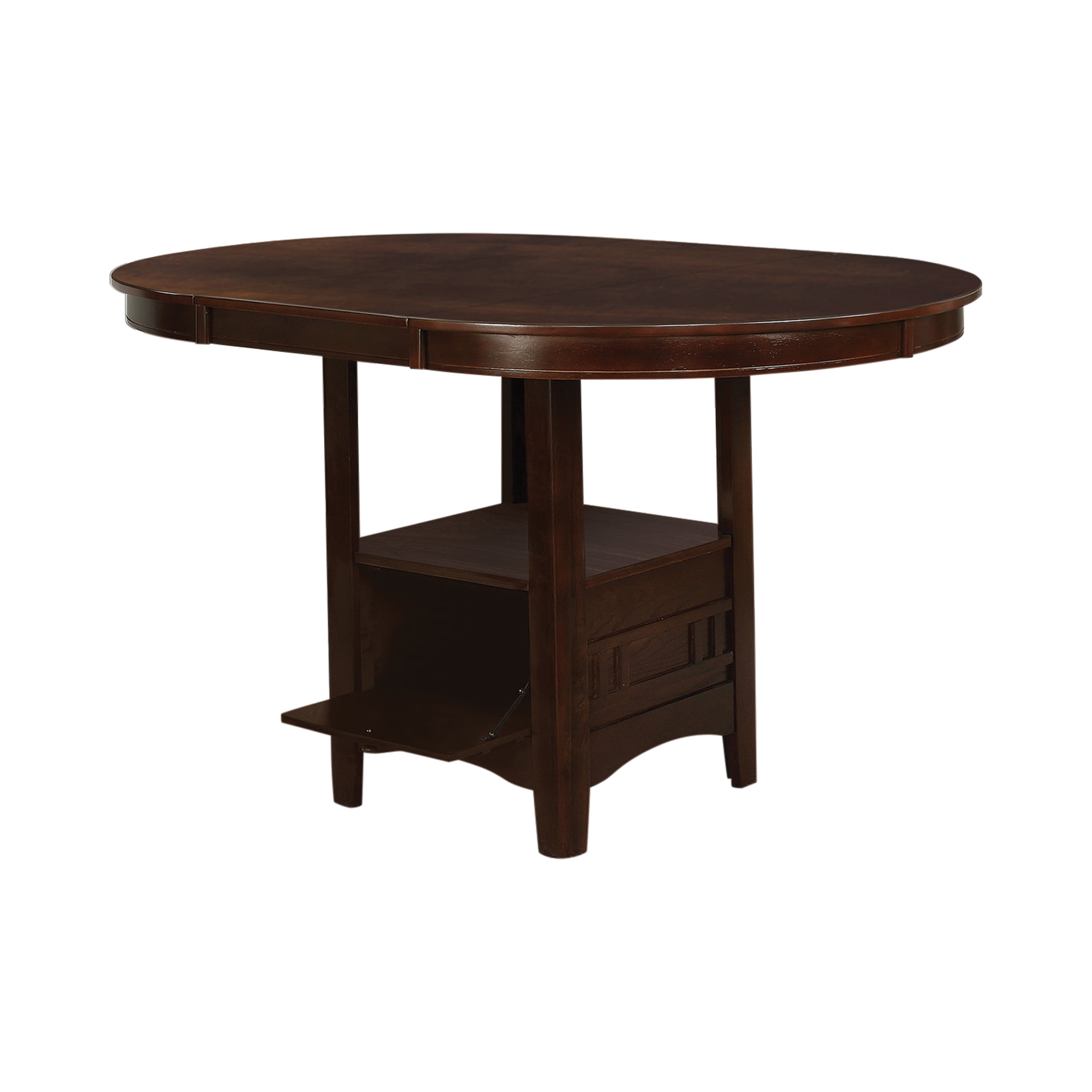 Coaster Lavon Extendable Wood Counter Height Dining Table in Brown