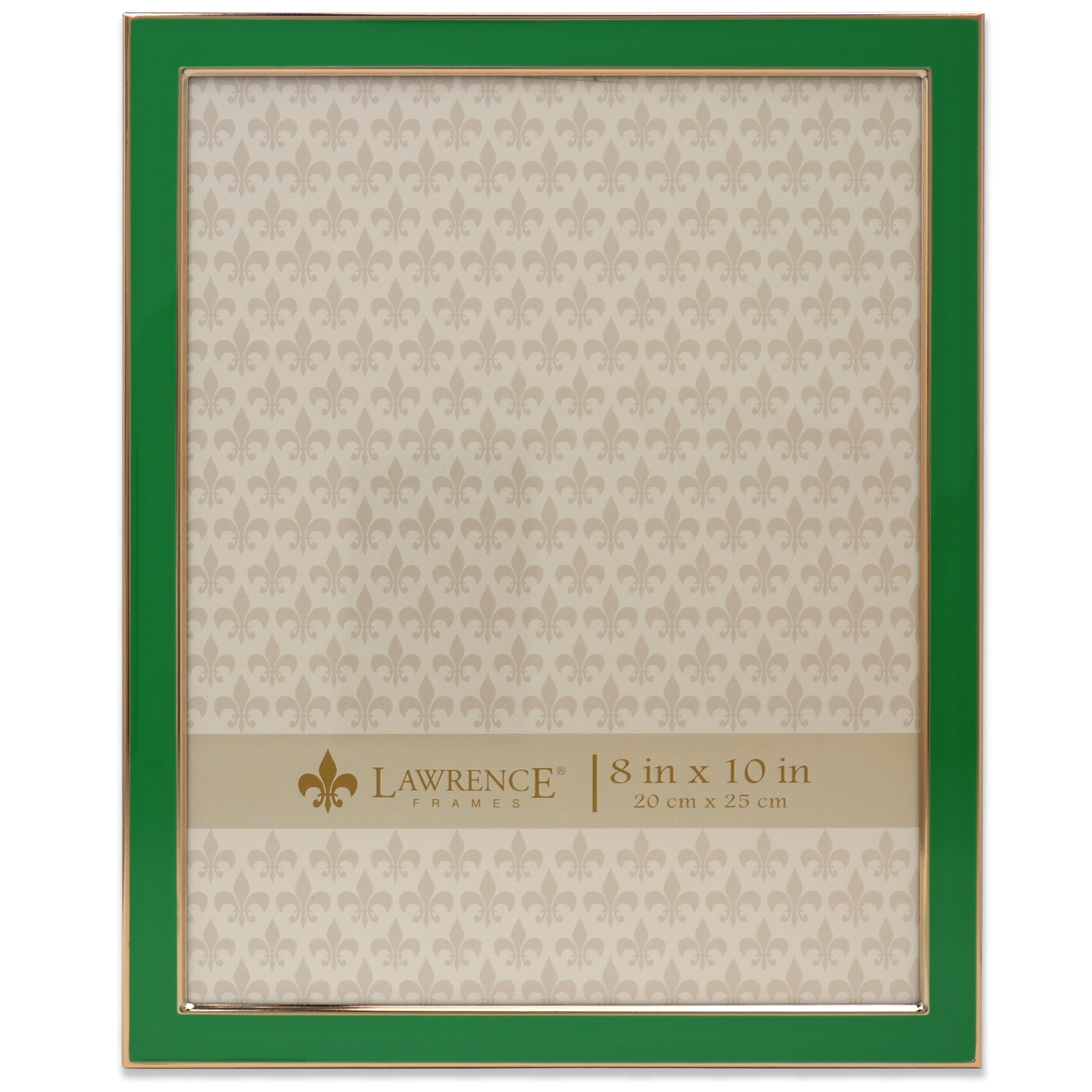 Lawrence Frames 8.78" x 10.79" Polystyrene Picture Frame, Green