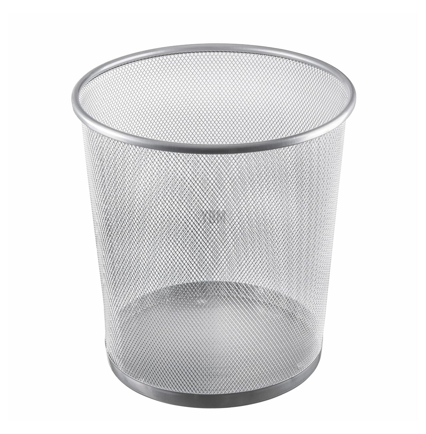 LcXctD Mesh Wastebasket Trash Can for Home and Office Workspace, Metal Office Trash Can Round-Shaped - 4.75 Gallon, 2485
