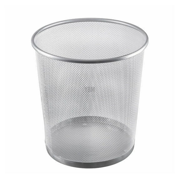 LcXctD Mesh Wastebasket Trash Can for Home and Office Workspace, Metal Office Trash Can Round-Shaped - 4.75 Gallon, 2485