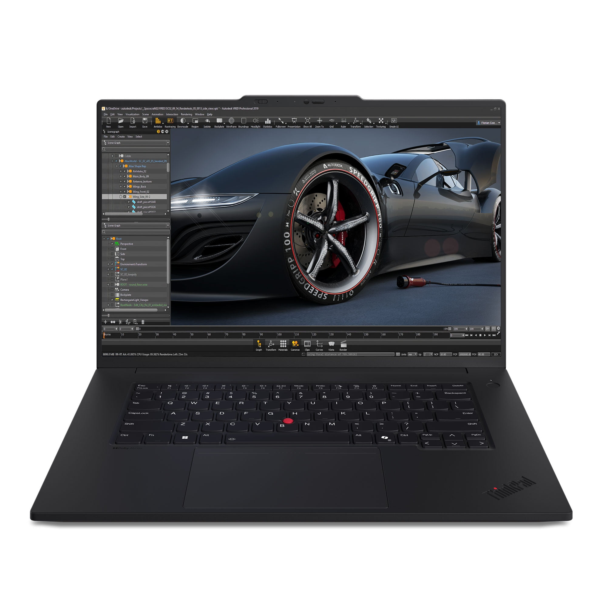 Lenovo ThinkPad 16" Laptop, Intel Core Ultra 7 155H, 1TB SSD, Windows 11 Pro, 21KV0014US