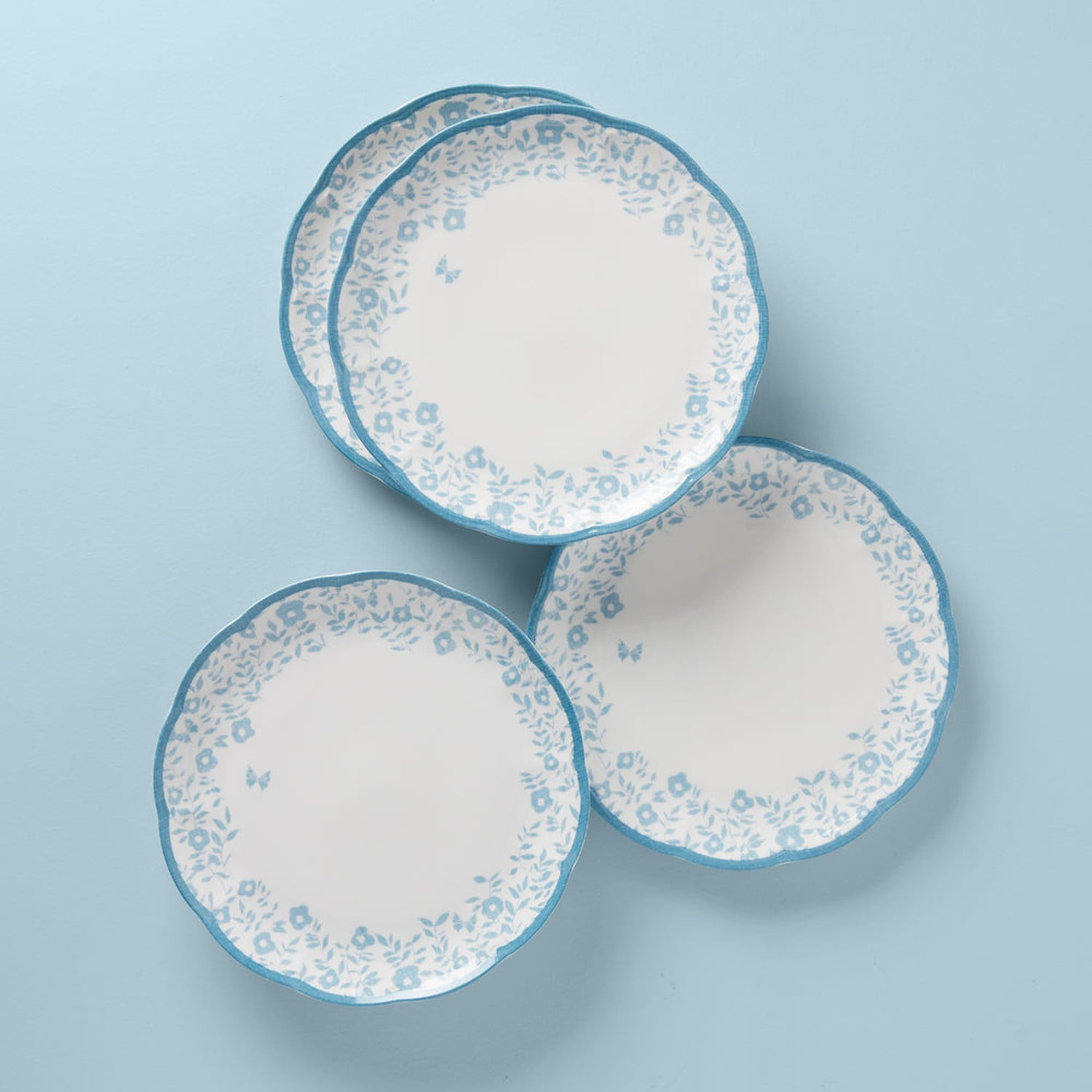 Butterfly Meadow Cottage 4Pc Dinner Plates
