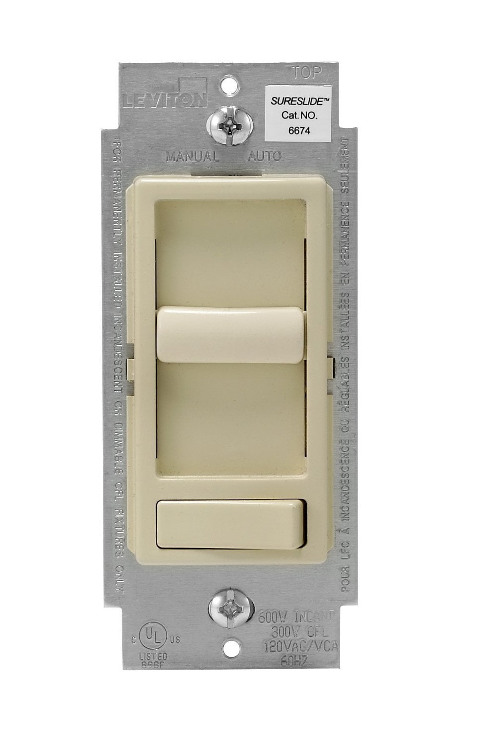 Tamper Resistant Slide Dimmer