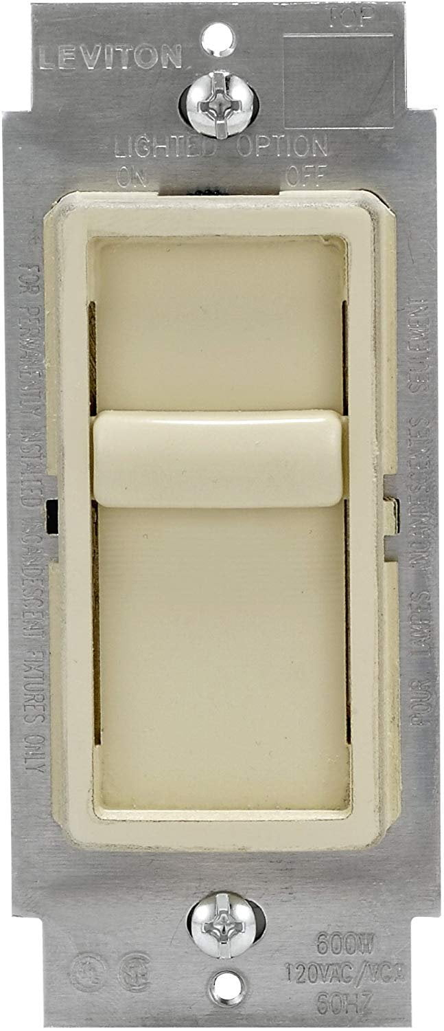 Tamper Resistant Slide Single Pole Dimmer