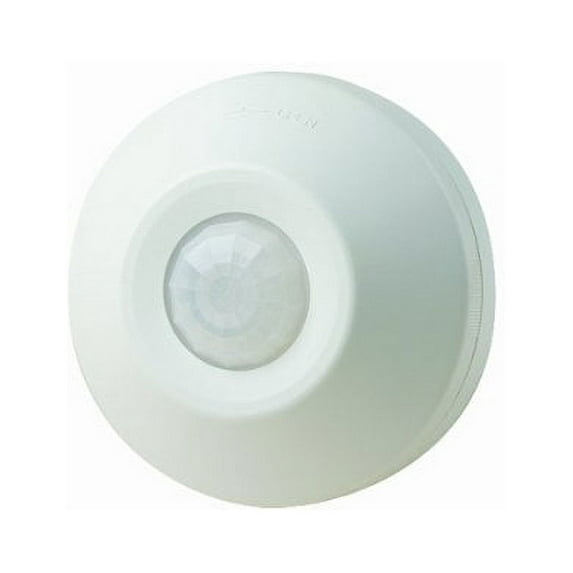 Leviton ODC0S-I1W Self-Contained Ceiling-Mount Occupancy Sensor and Switching Relay 1000,- Watt 120V