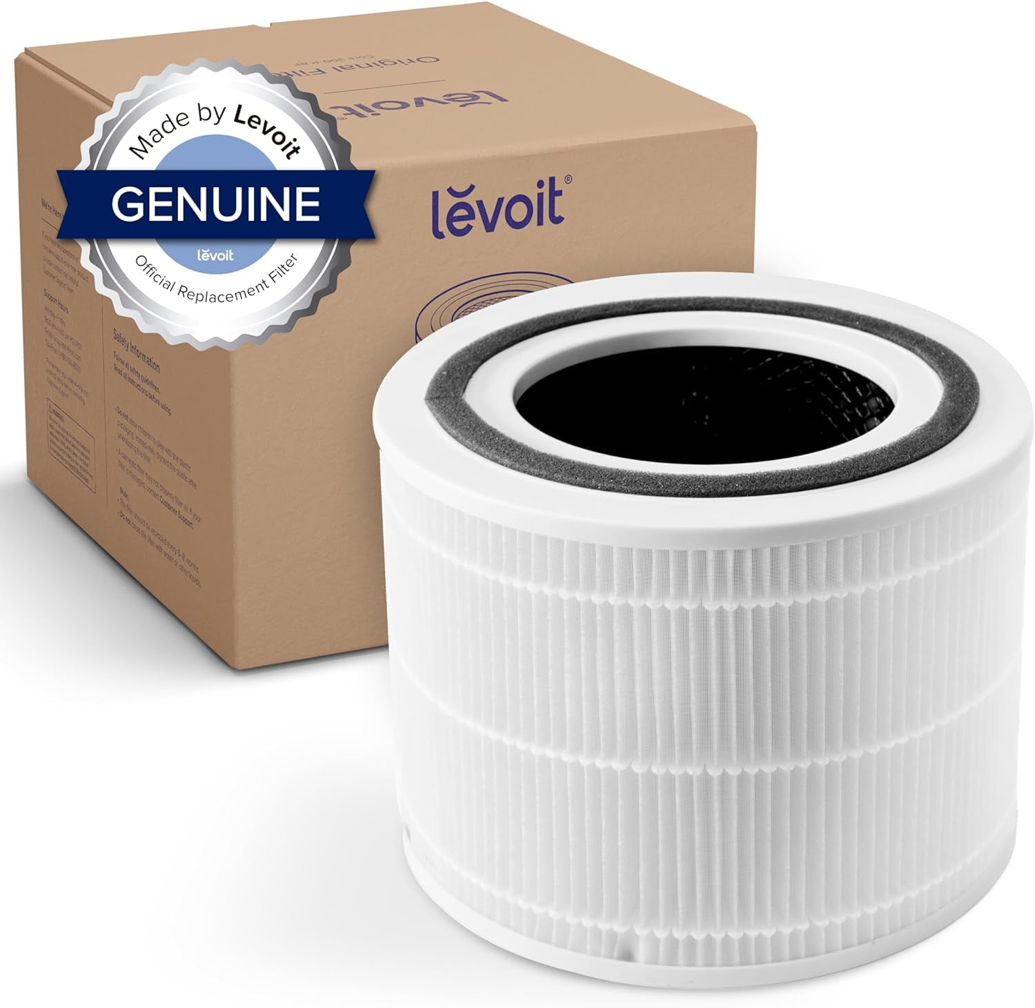 Levoit Replacement Filter for VortexAir: Compatible with Levoit Air Purifiers, Captures Pet Dander, Dust, Pollen, Mold, Smoke