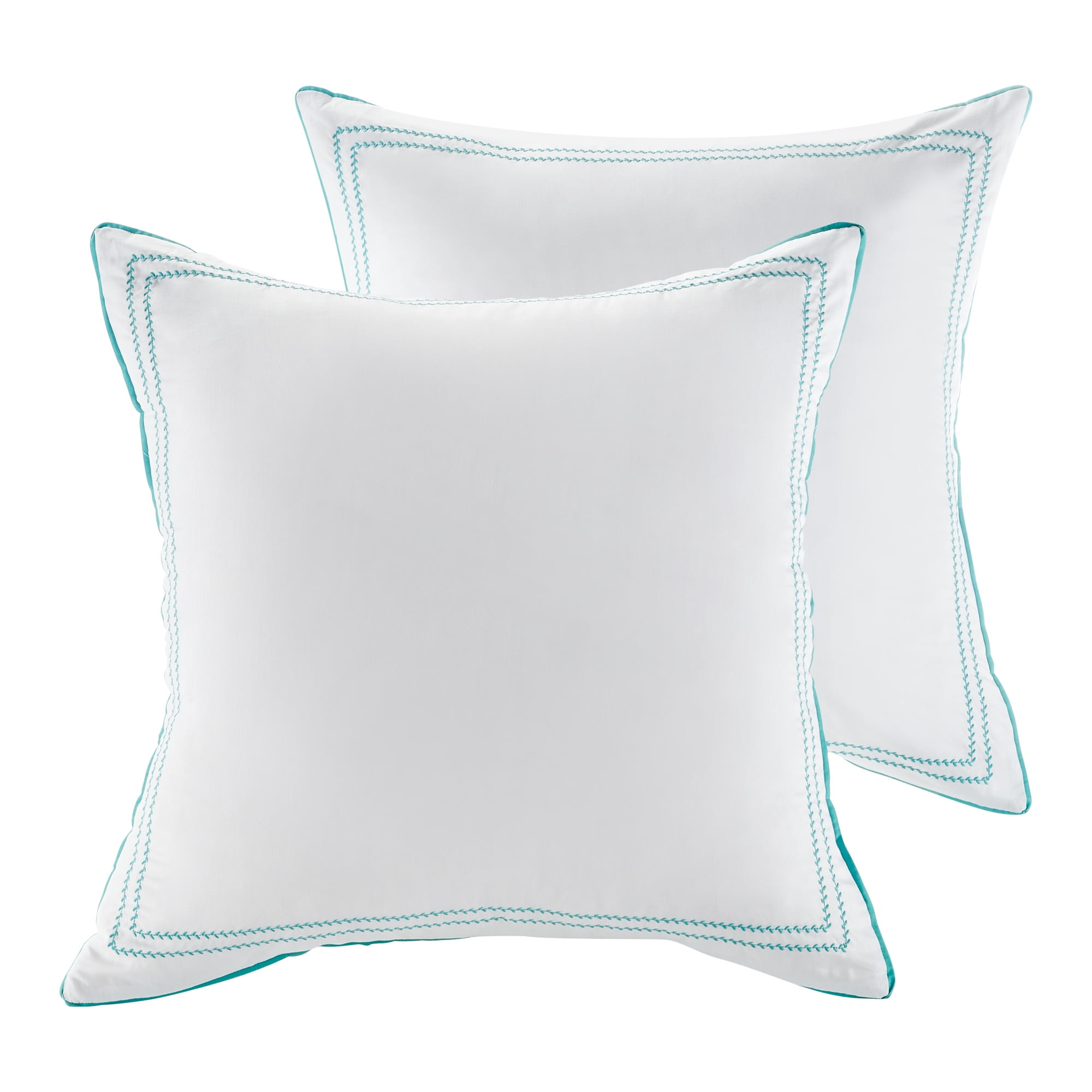 Hummingbird Grove Cream  Euro Sham set of 2 - Levtex Home