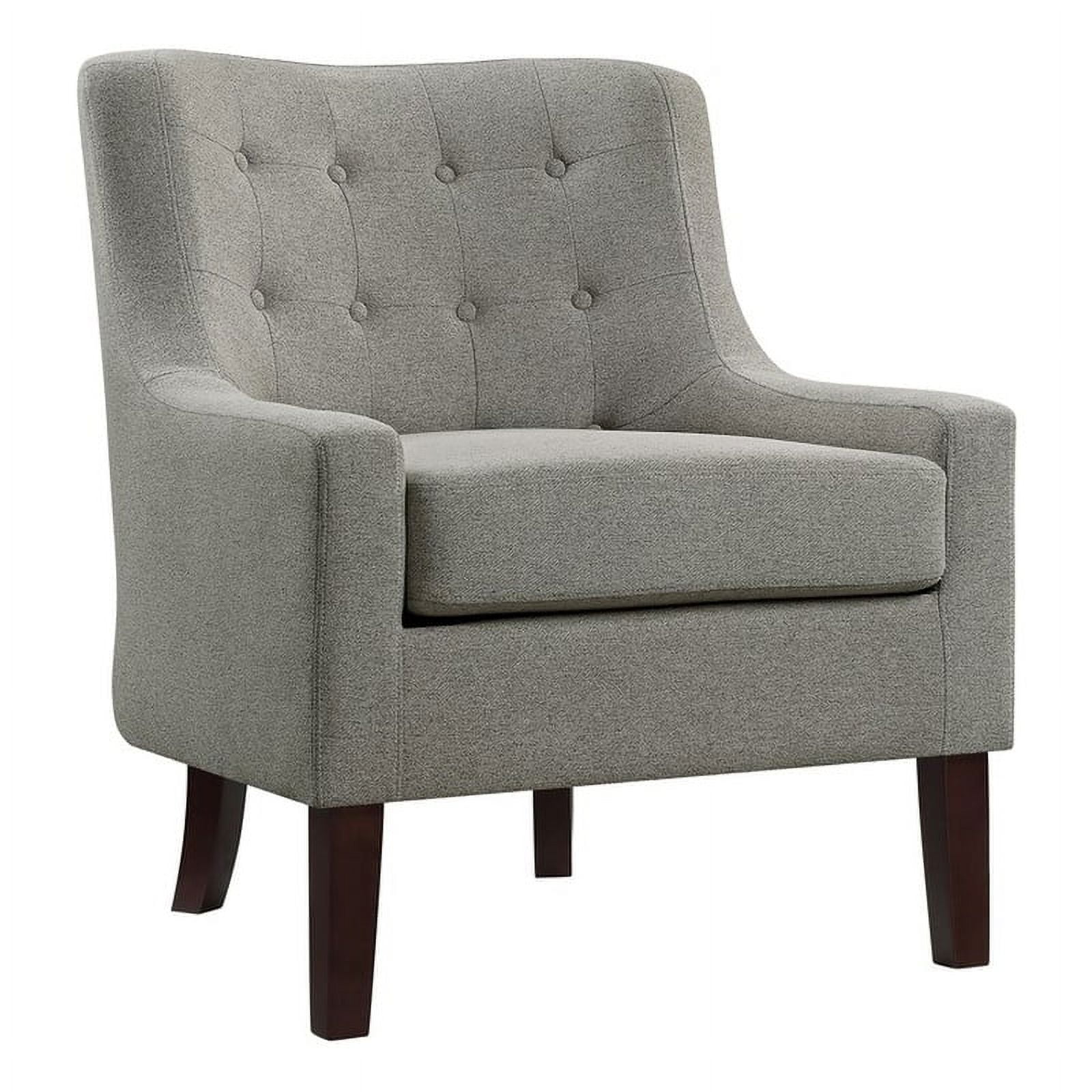 Lexicon Cairn Fabric Upholstered Accent Chair in Brown Color