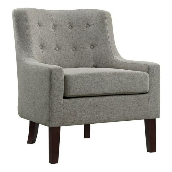 Lexicon Cairn Fabric Upholstered Accent Chair in Brown Color