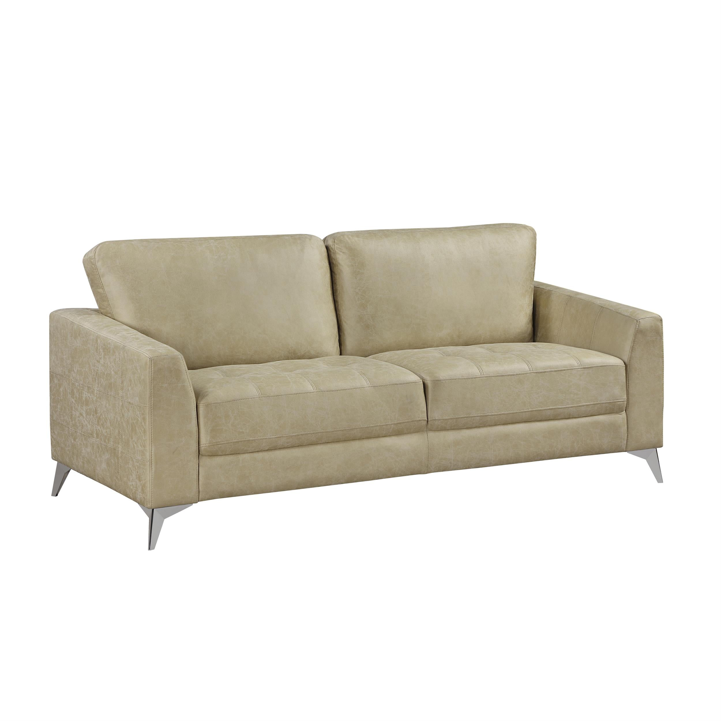 Lexicon Cazon Microfiber Sofa in Sand