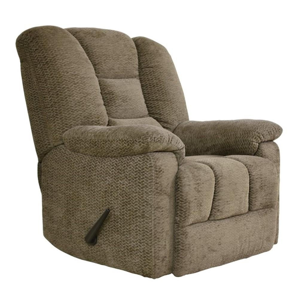 Lexicon Kaylene Chenille Recliner in Brown