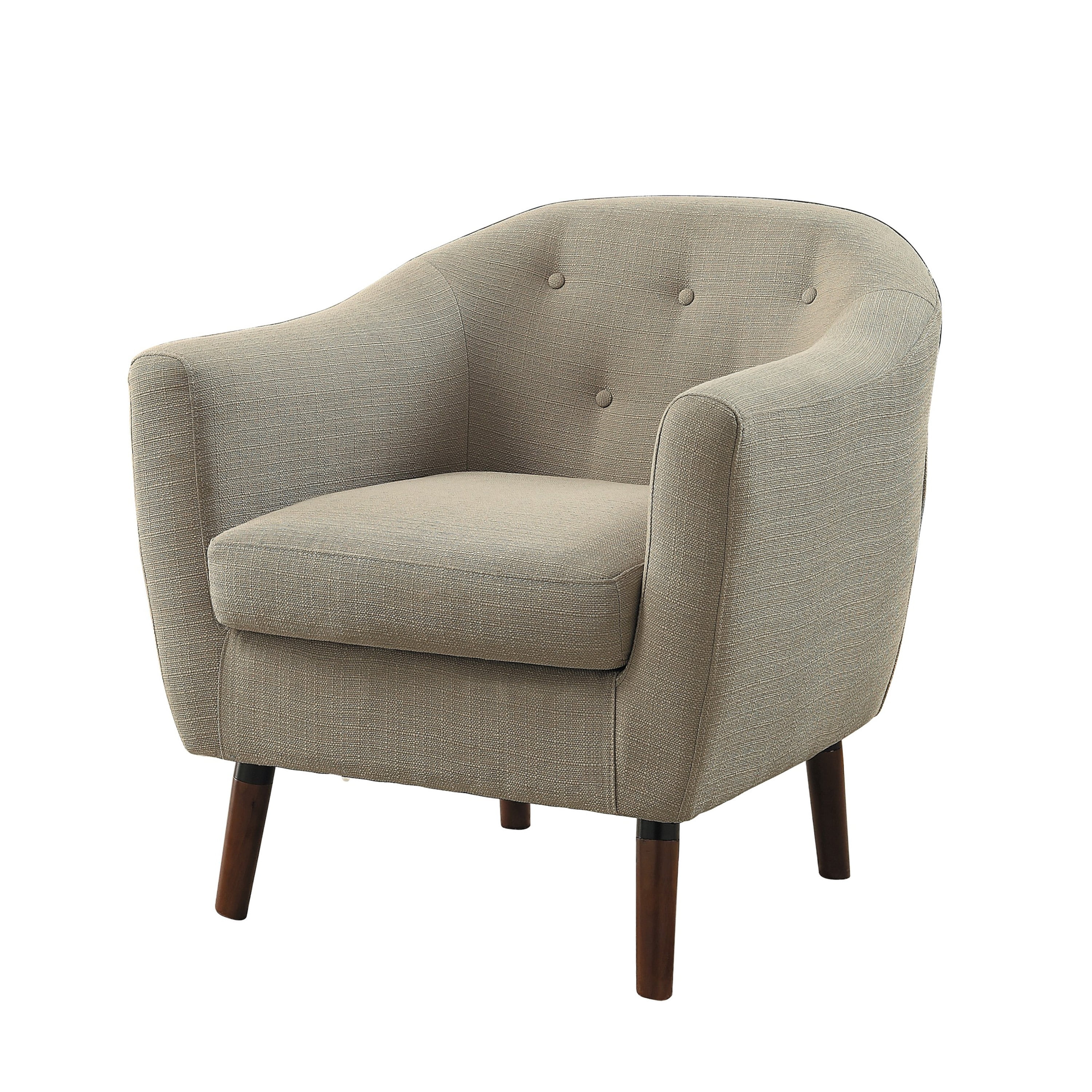 Lexicon Lucille Upholstered Accent Chair in Beige