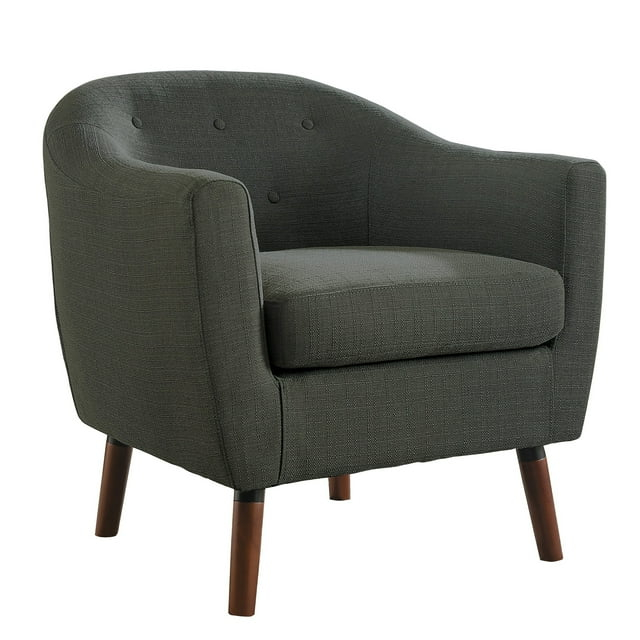 Lexicon Lucille Upholstered Accent Chair in Gray
