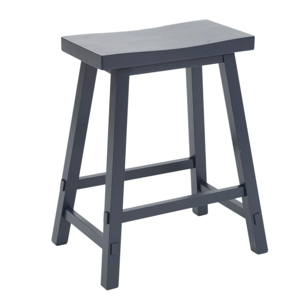 Liberty Furniture 24 Inch Sawhorse Counter Stool- Navy