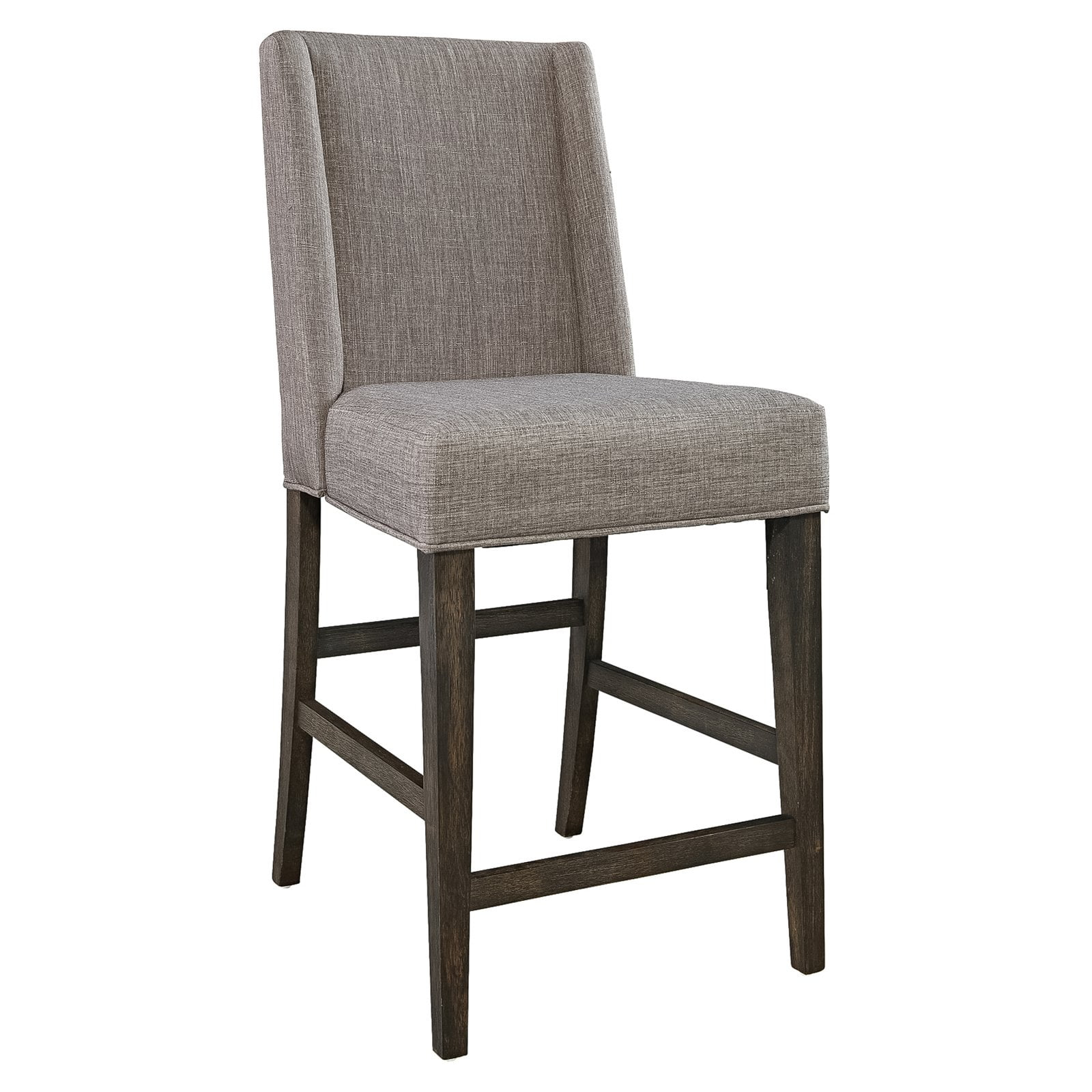 Liberty Furniture Industries Double Bridge Upholstered Counter Chair (RTA), W20 x D24 x H43, Dark Brown
