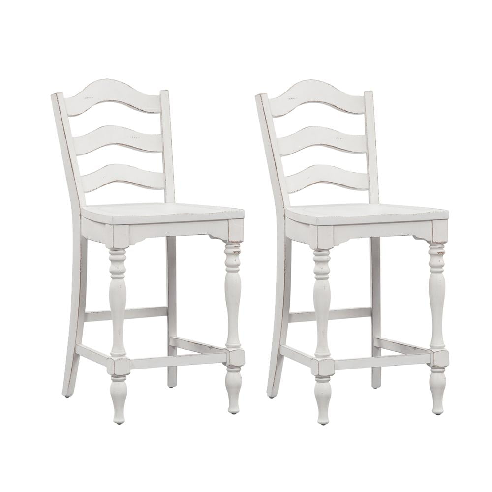 Liberty Furniture Magnolia Manor Ladderback Swivel Counter Height Chair (Set of 2)