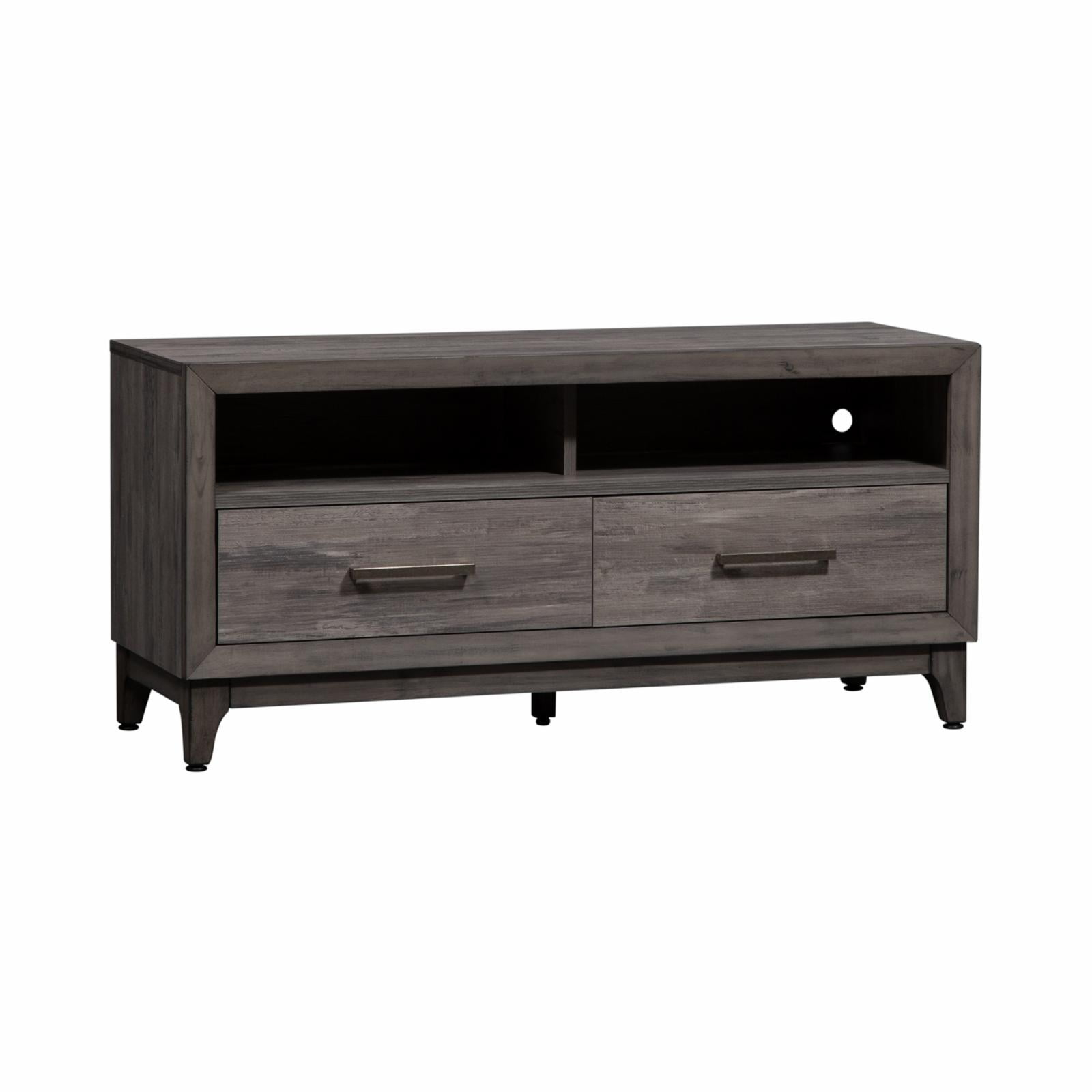 Liberty Furniture Mercury 47 Inch TV Console in Driftwood Gray
