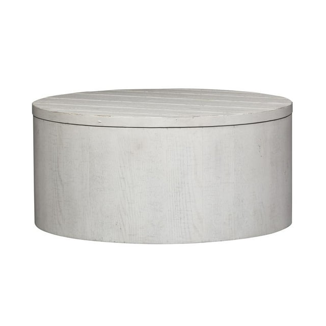Liberty Furniture Modern Farmhouse Drum Cocktail Table