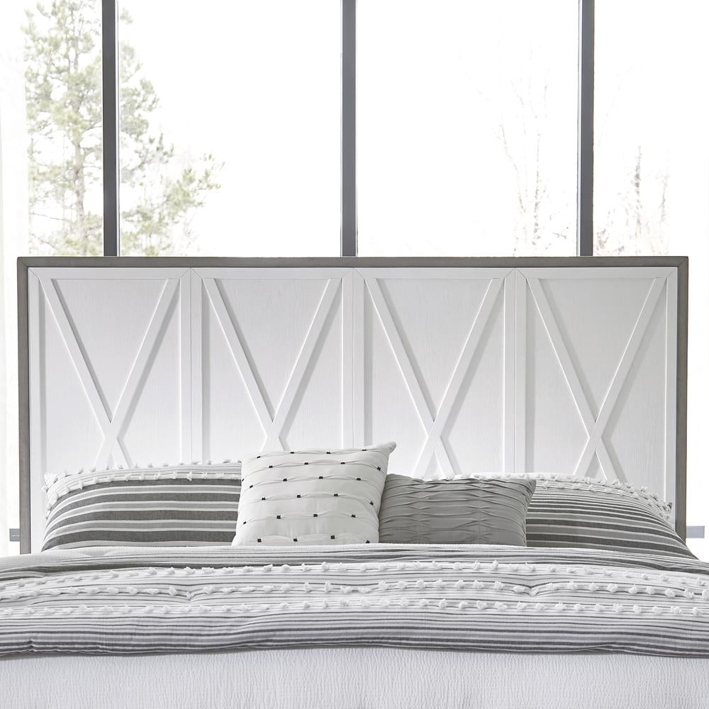 Liberty Furniture Queen Panel Headboard Contemporary White