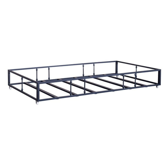 Liberty Furniture Industies, INC Vintage Series Twin Metal Trundle - Navy in Distressed Metal