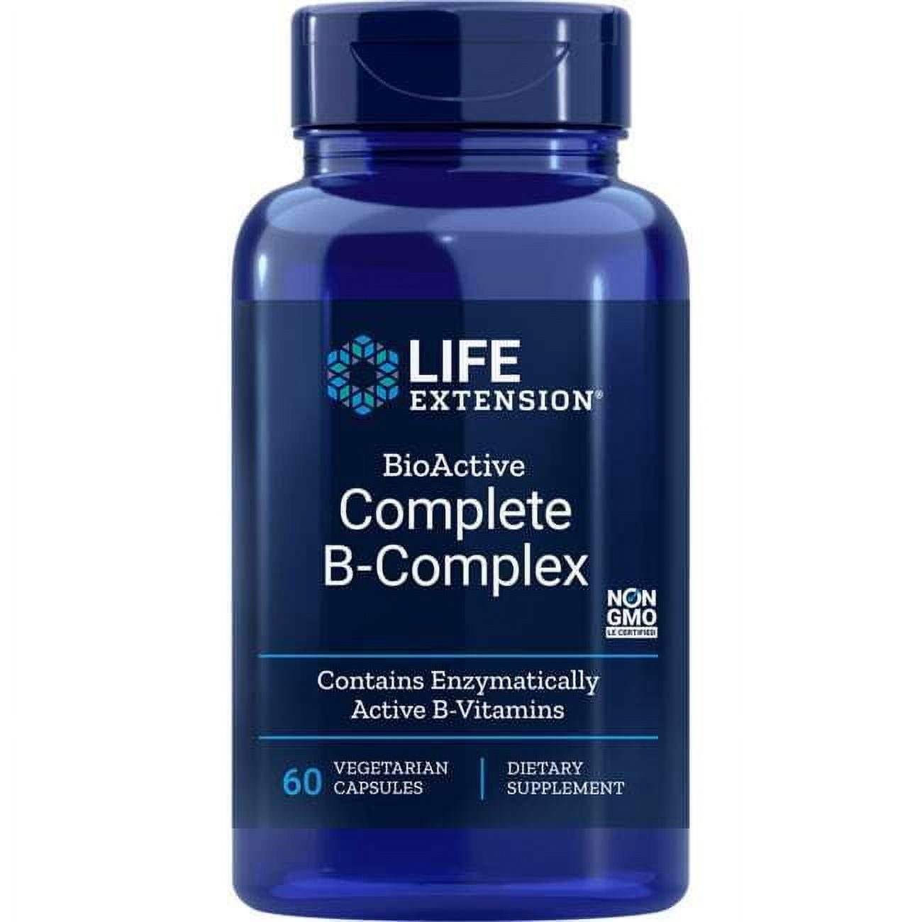 Bioactive Complete B Complex by Life Extension  -  60 VegCap