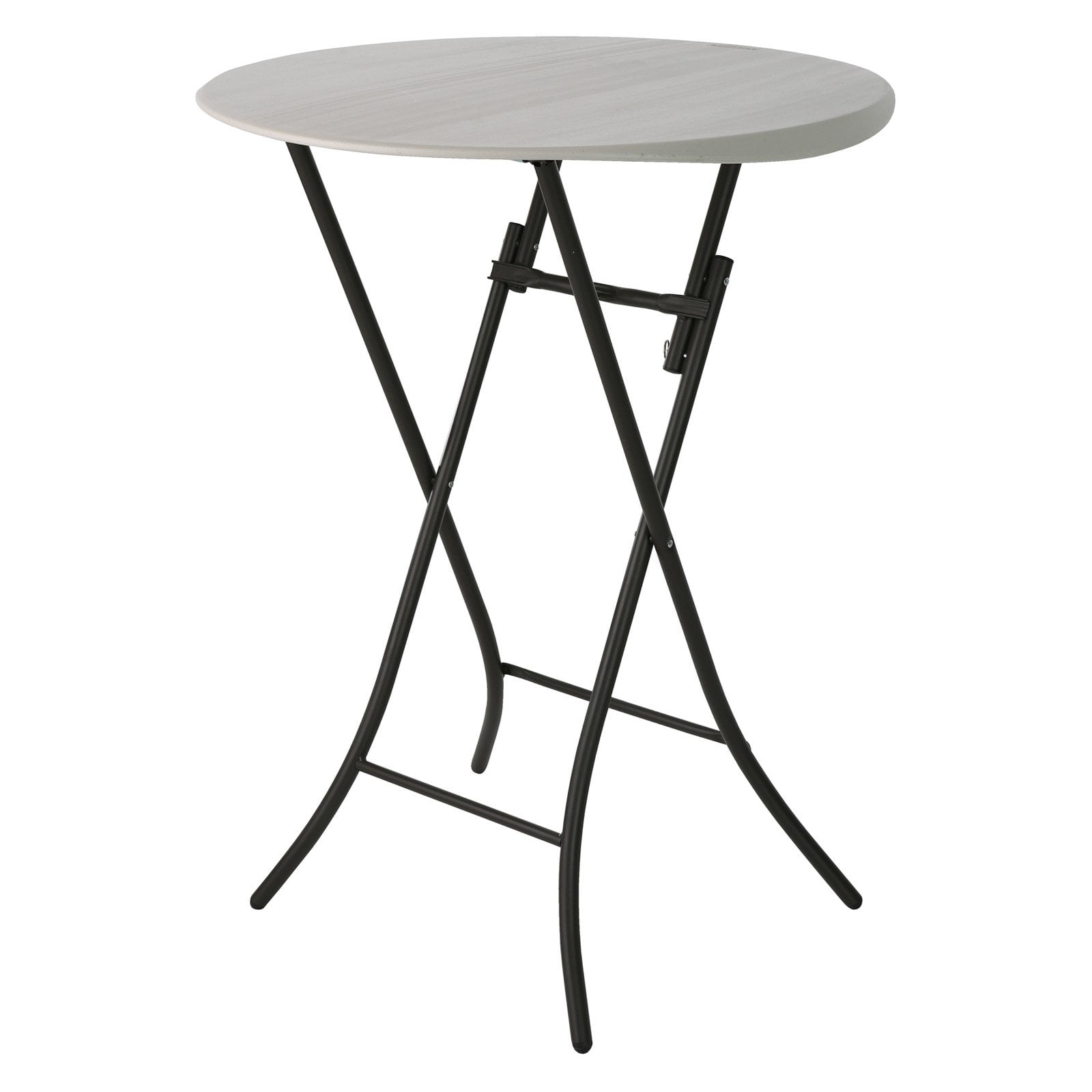Lifetime 33 inch Round Bistro Table, Indoor/Outdoor Light Commercial, Almond (80362)