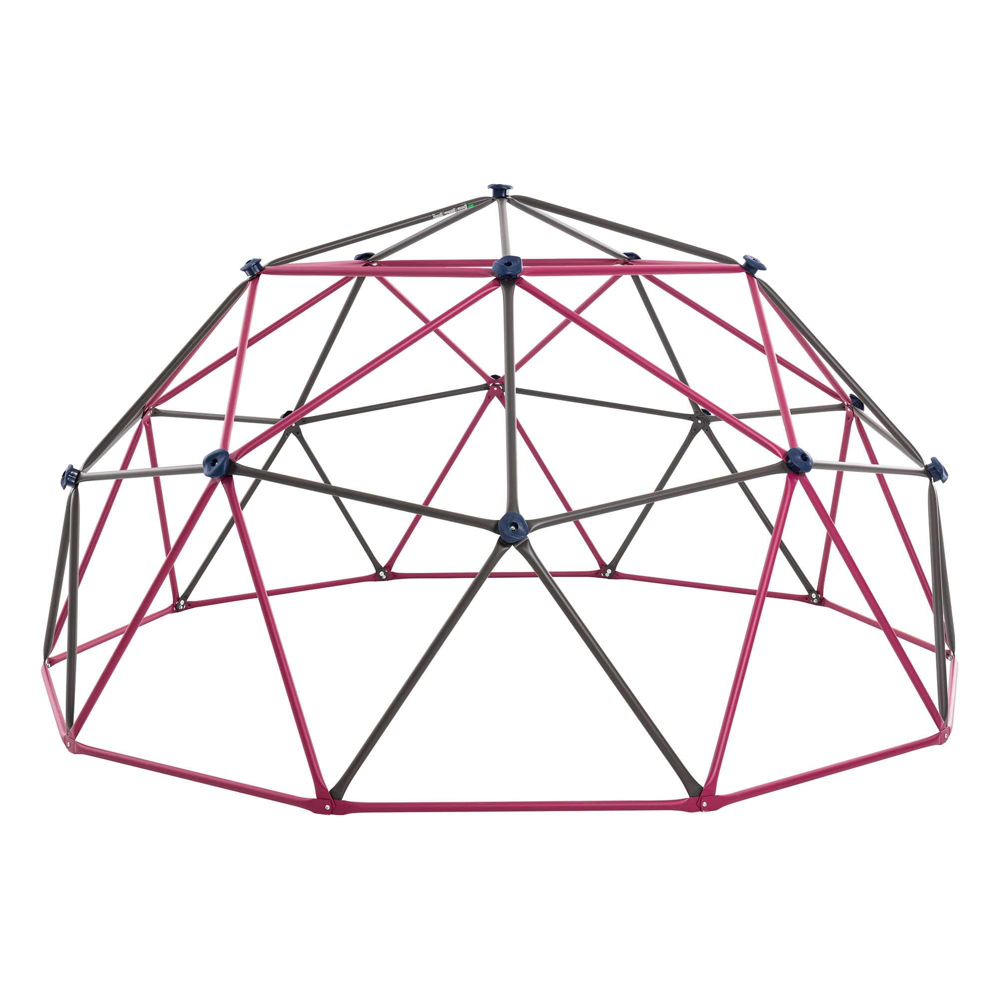 Lifetime Kid's Outdoor 5.5 ft. H x 11 ft. W Dome Climber, Berry and Brown (91088)
