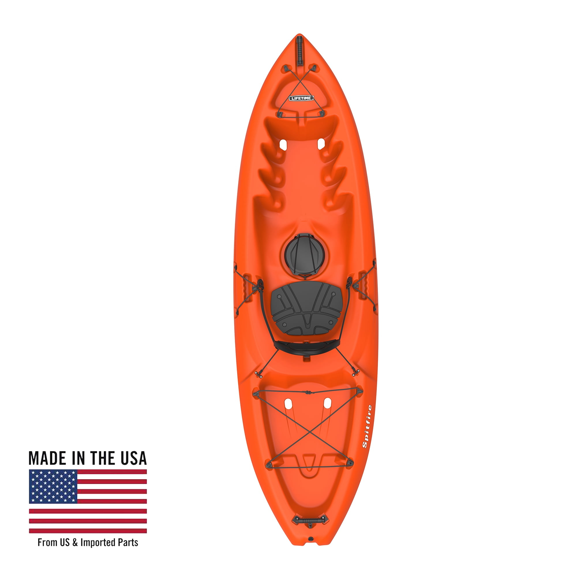 Lifetime Spitfire 9 ft. Long Sit-on-Top Kayak, Orange (90247)