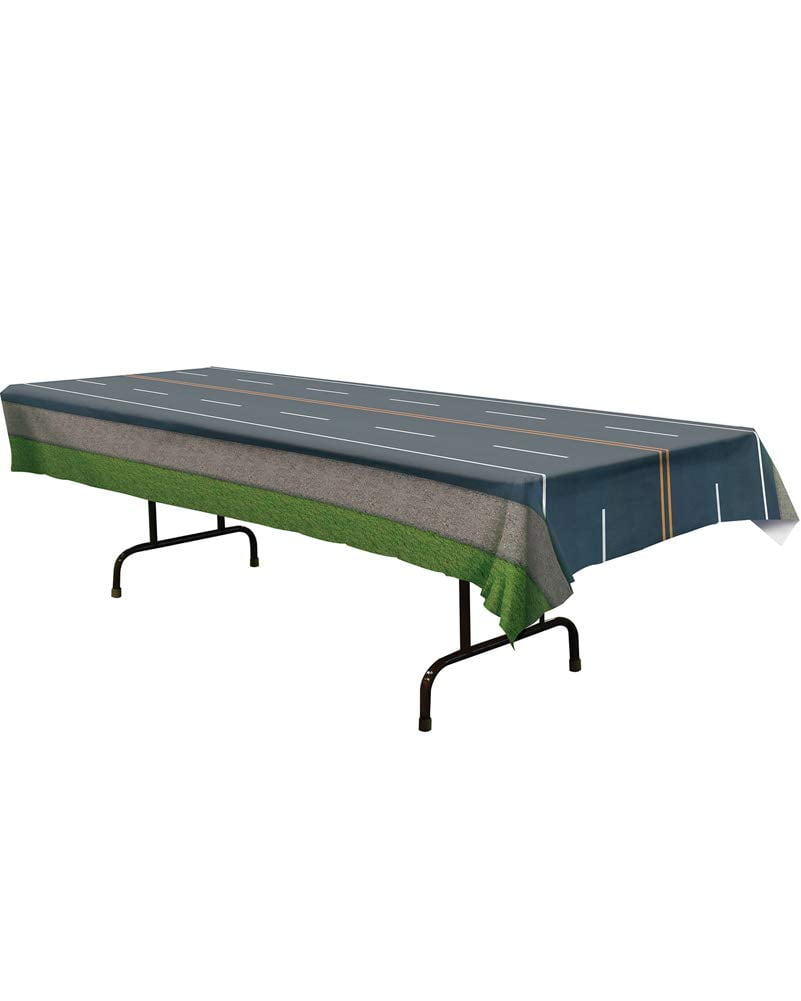 Light Weight Plastic Road Tablecover 54 inches x 108 inches - Party Decoration - 1 per pack