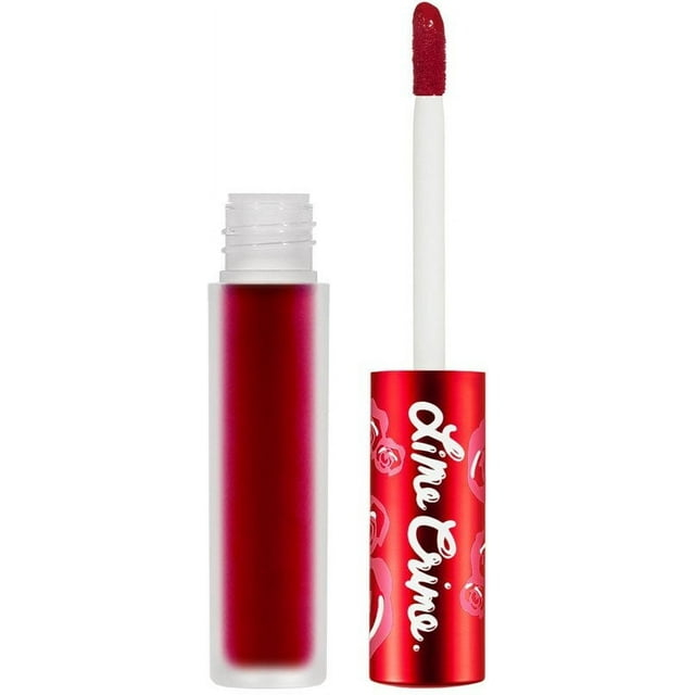 Lime Crime Velvetines Liquid Matte Lipstick, Red Rose