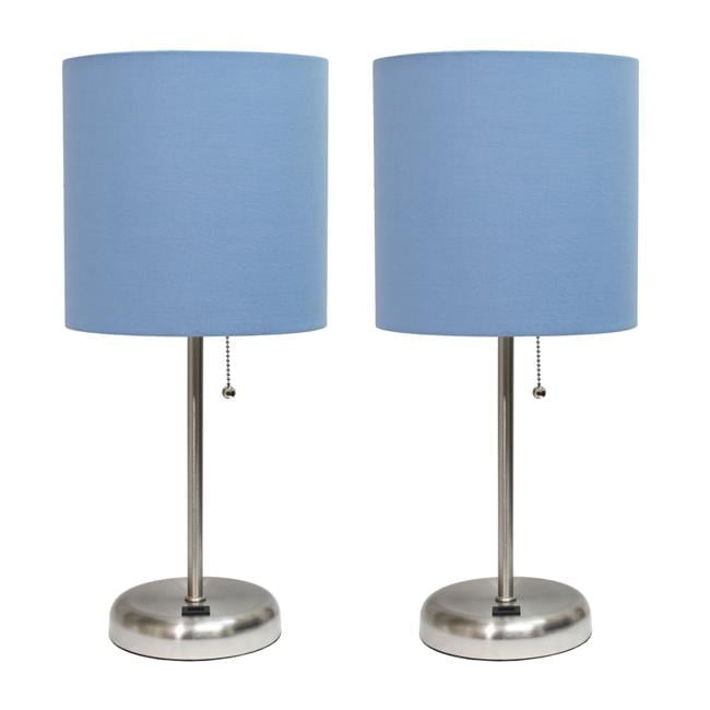 LimeLights Stick Lamp with Charging Outlet - Set of 2